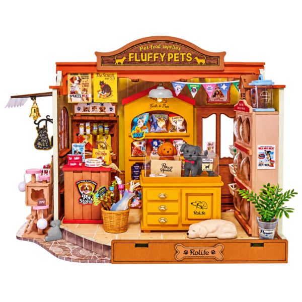Rolife DIY Miniatuurhuis Fluffy Friends Winkel DG185