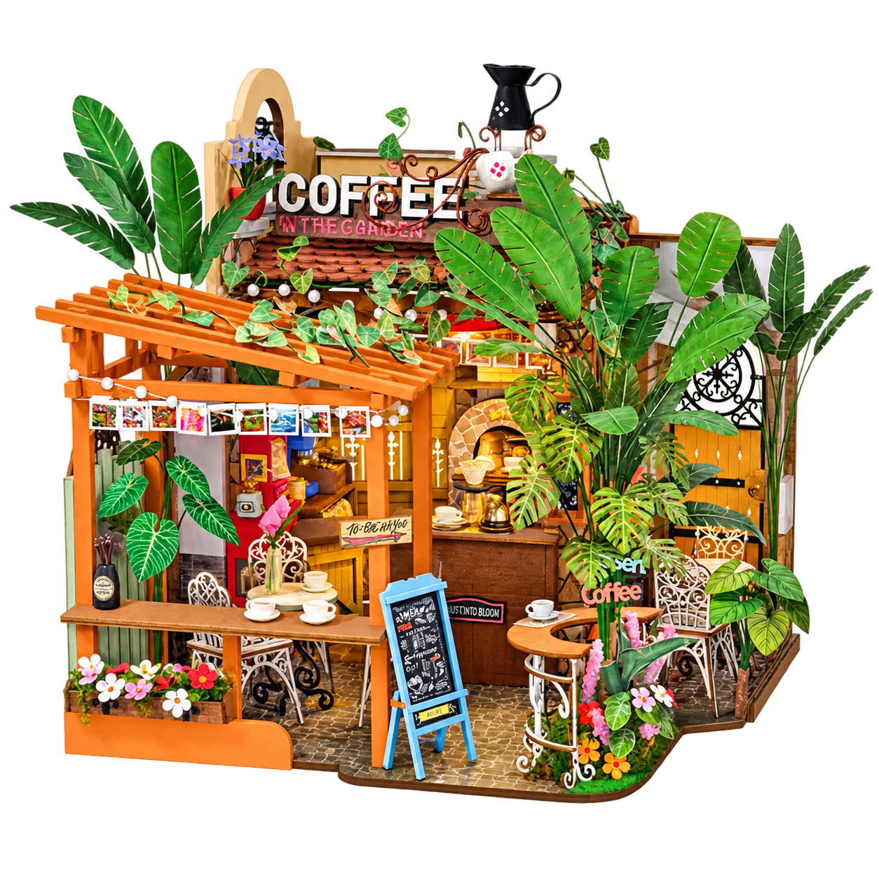 Rolife DIY Miniatuurhuis Leafree Café DH201