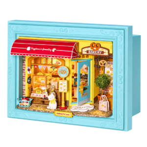 Rolife 3D Houten Puzzel Fluffy Cat Bakkerij DP001