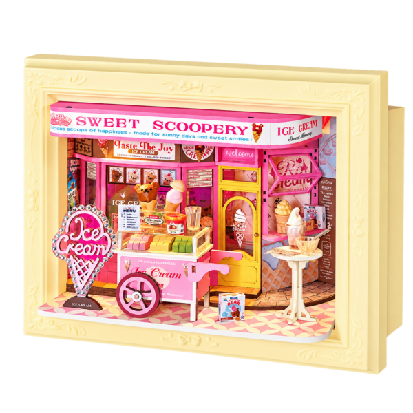 Rolife 3D Houten Puzzel Sweet Scoopery IJswinkel DP002