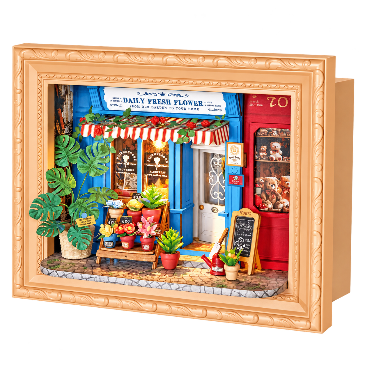 Rolife 3D Houten Puzzel Dagelijks Verse Bloemen DP003