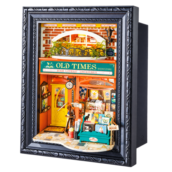 Rolife 3D Houten Puzzel Old Times Boekhandel DP004