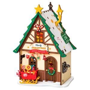 Rolife DIY Miniatuurhuis Schitterend Kersthuis DS036