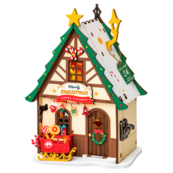 Rolife DIY Miniatuurhuis Schitterend Kersthuis DS036