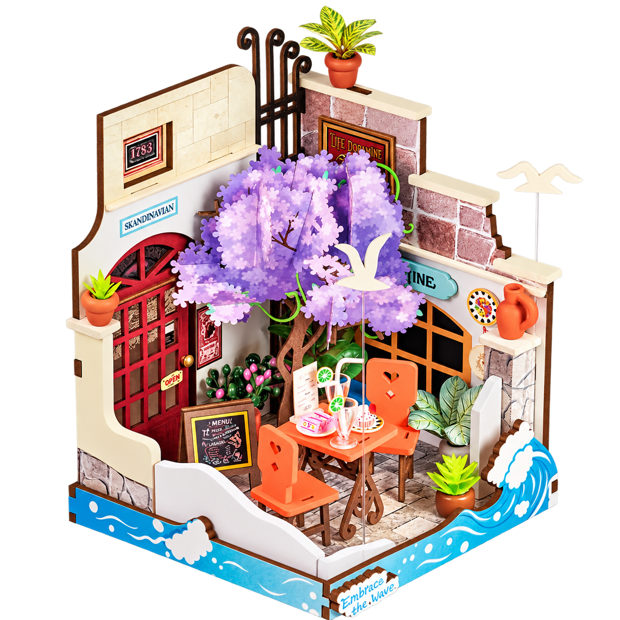 Rolife DIY Miniatuurhuis Sea Holiday Restaurant DS039