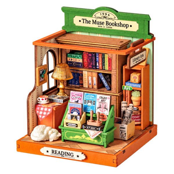 Rolife DIY Miniatuurhuis The Muse Boekwinkel DS040