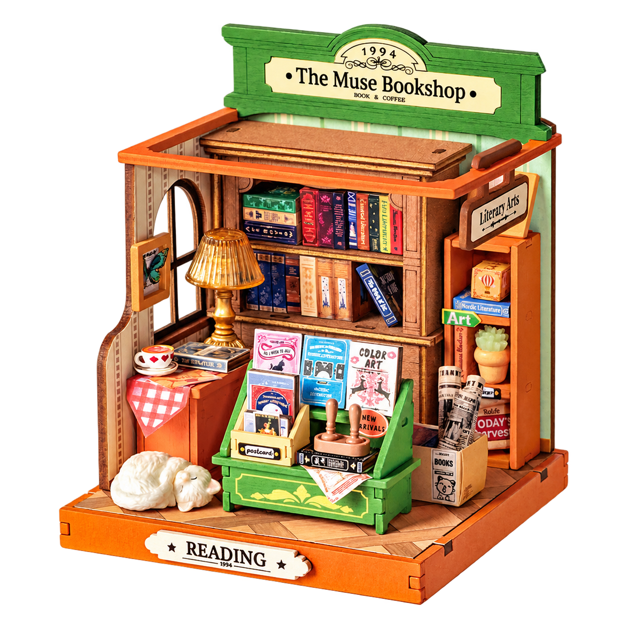 Rolife DIY Miniatuurhuis The Muse Boekwinkel DS040