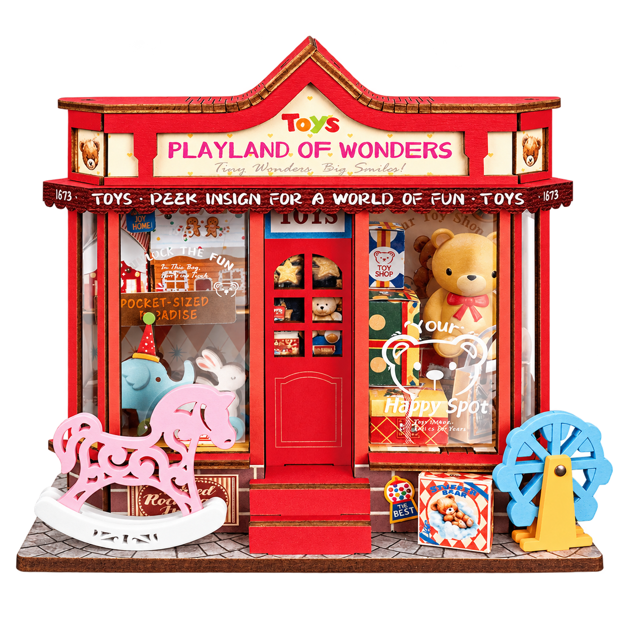 Rolife DIY Miniatuurhuis Grappige Speelgoedwinkel DS044