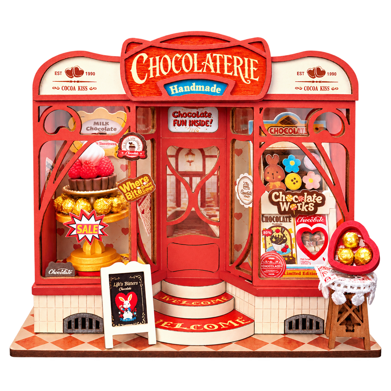 Rolife DIY Miniatuurhuis Zoete Chocoladewinkel DS046