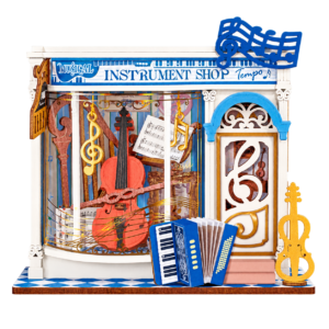 Rolife DIY Miniatuurhuis Melody Muziekinstrumentenwinkel DS047