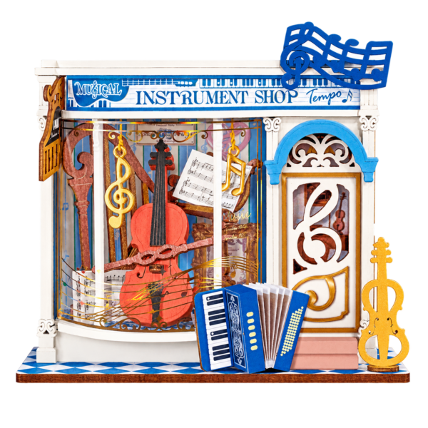 Rolife DIY Miniatuurhuis Melody Muziekinstrumentenwinkel DS047