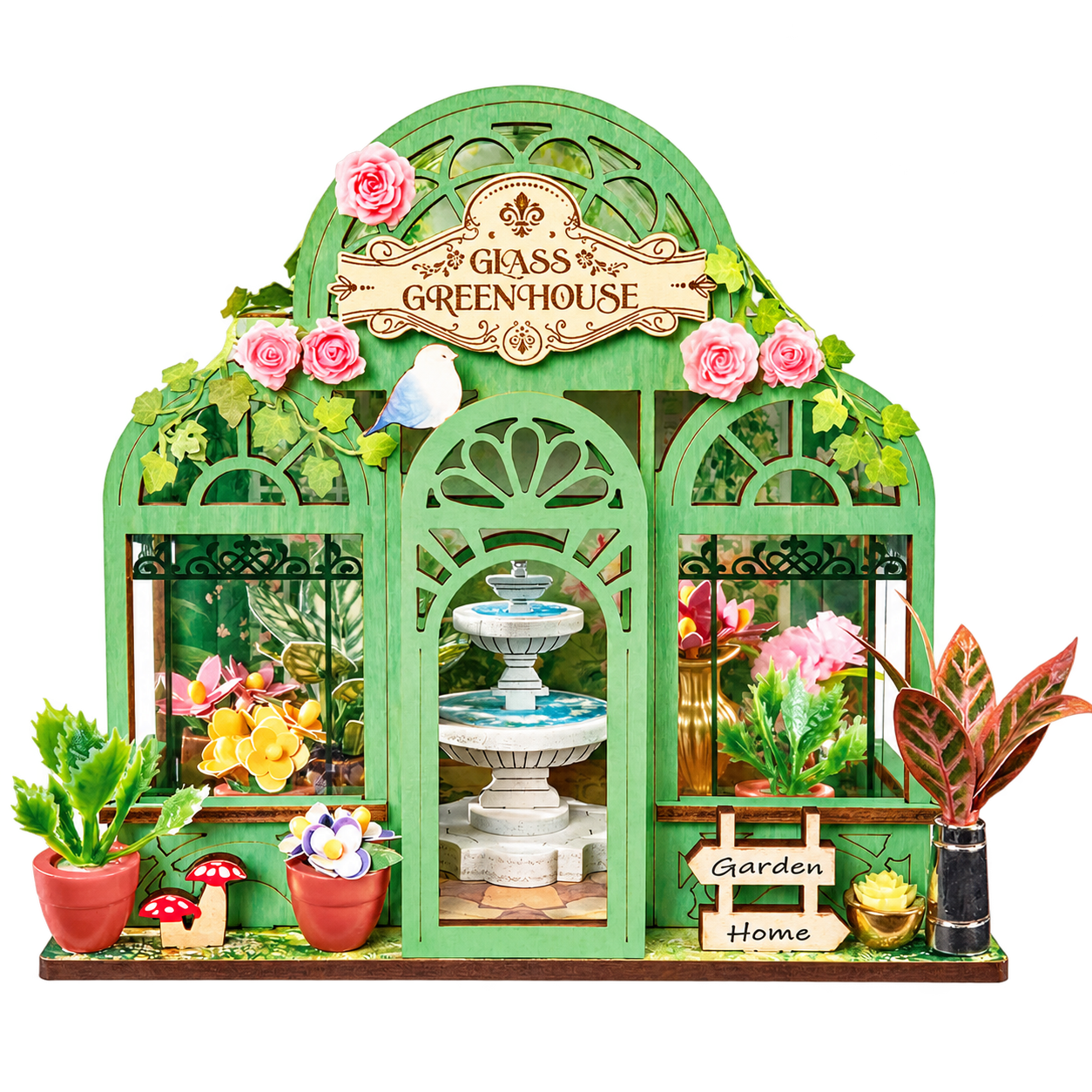 Rolife DIY Miniatuurhuis Groene Fonteintuin DS049