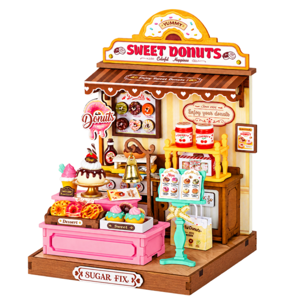 Rolife DIY Miniatuurhuis Sweetie’s Donutwinkel DS051