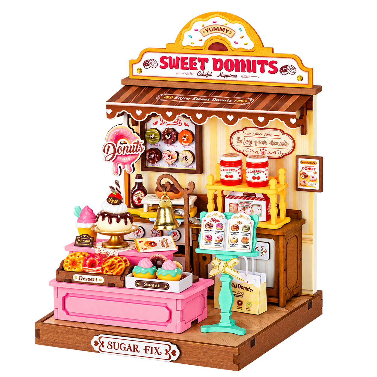 Rolife DIY Miniatuurhuis Sweetie’s Donutwinkel DS051