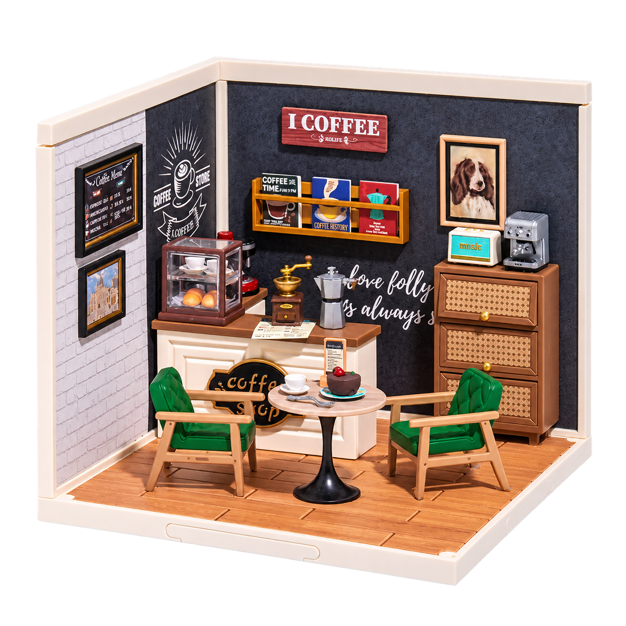 Rolife Super Creator Daily Inspiration Café DW001B