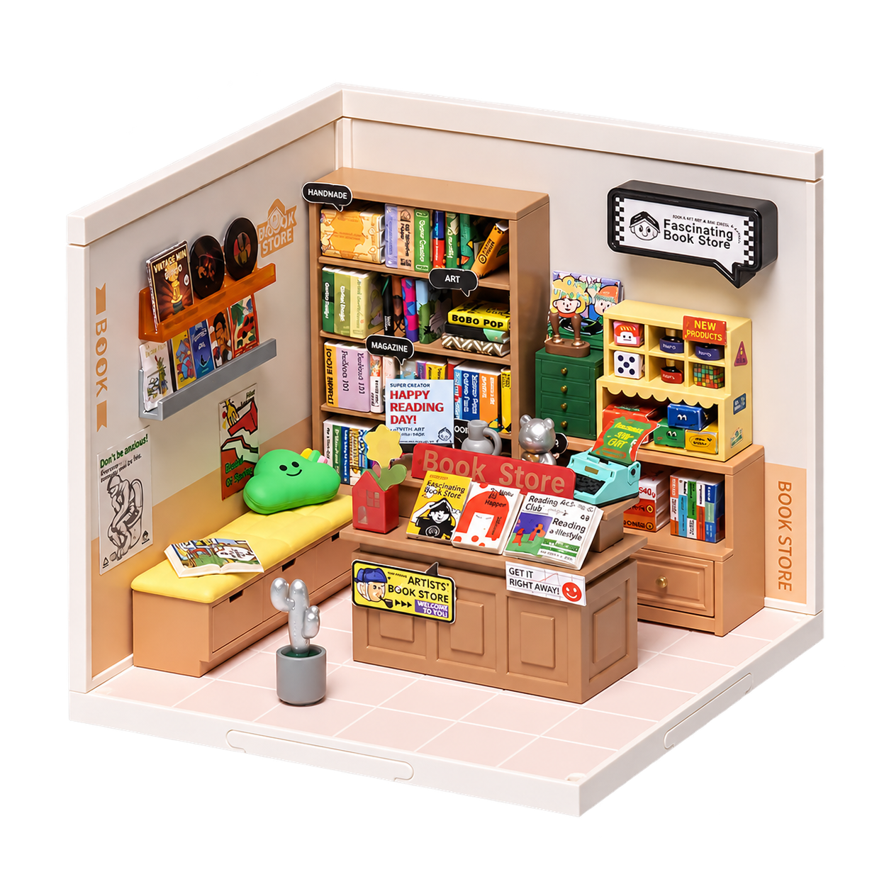 Rolife Super Creator Fascinating Boekwinkel DW004