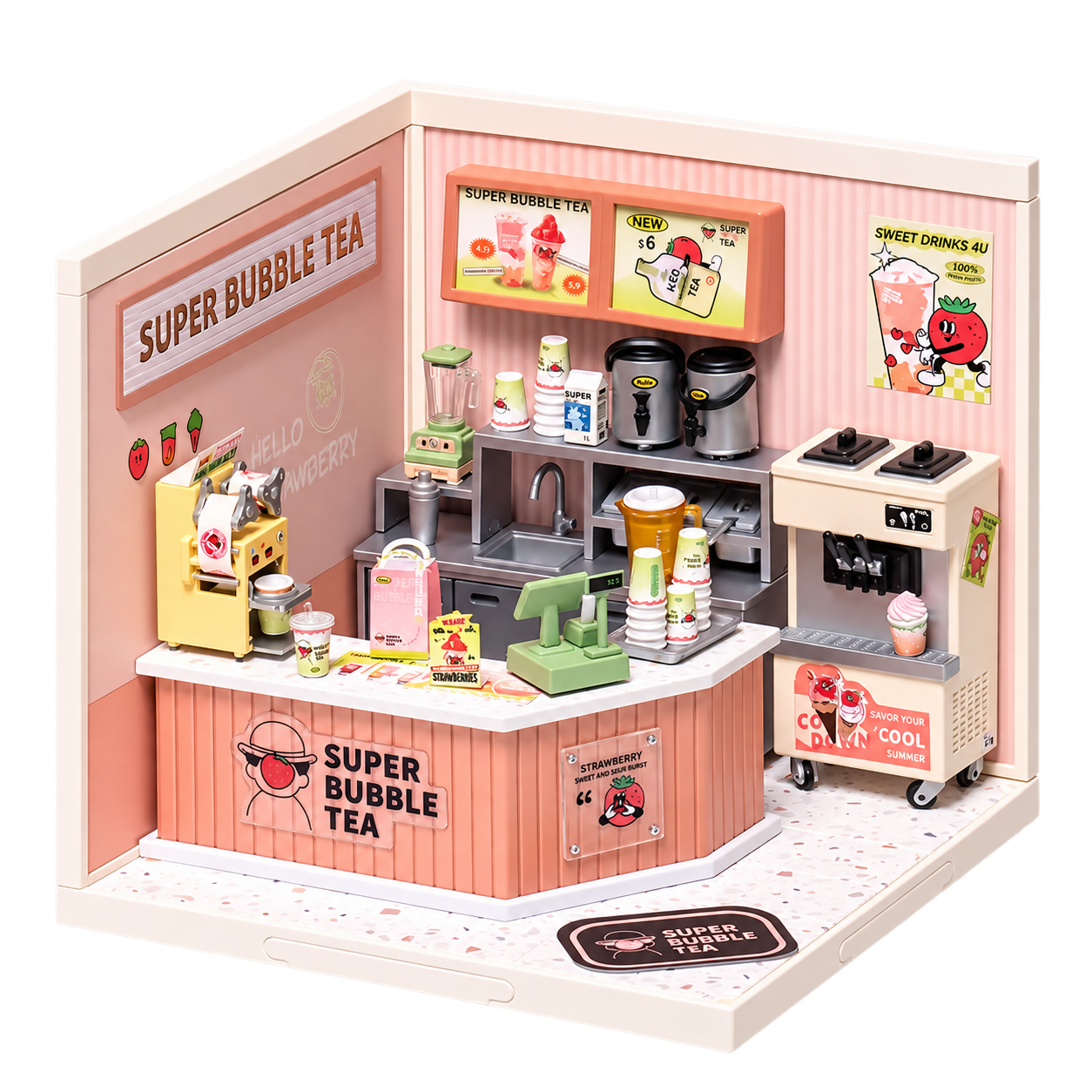Rolife Super Creator Double Joy Bubble Tea DW006