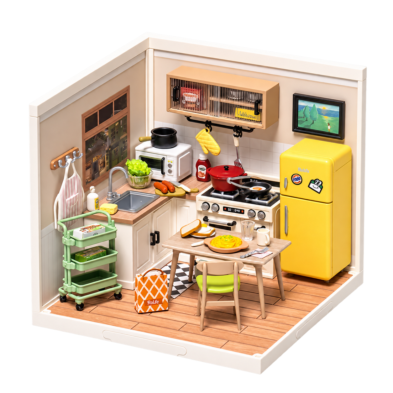 Rolife Super Creator Happy Meals Keuken DW008