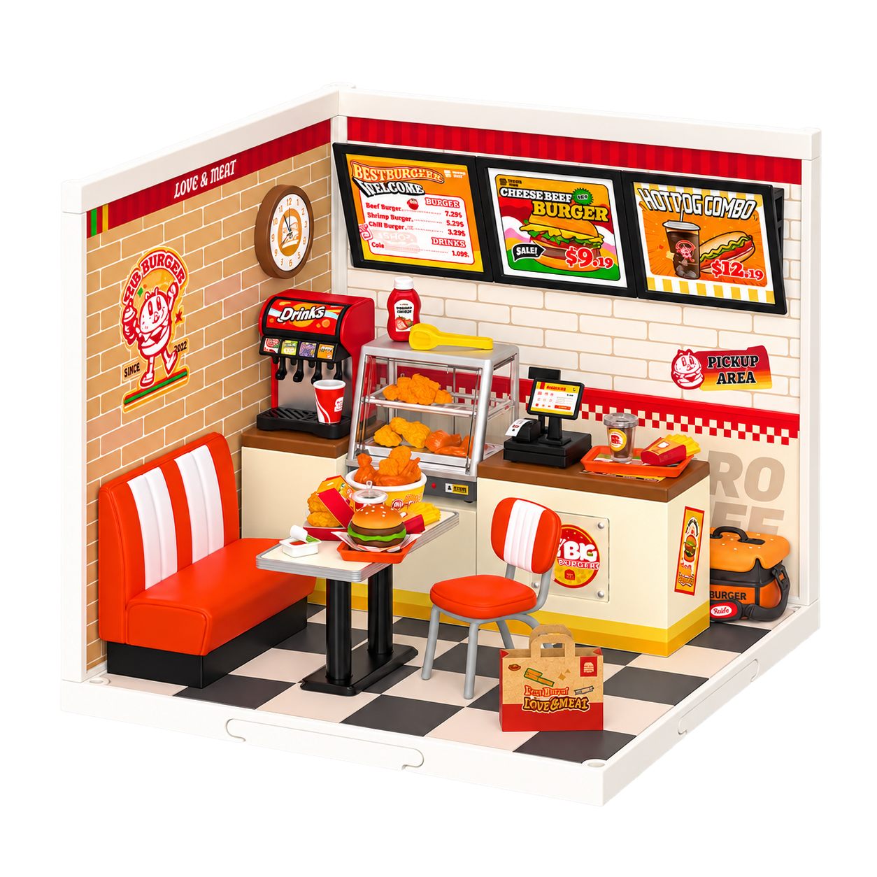 Rolife Super Creator Yum Yum Burgers DW010