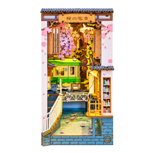 Rolife DIY Boekenhoek Sakura Densya TGB01