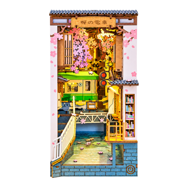 Rolife DIY Boekenhoek Sakura Densya TGB01