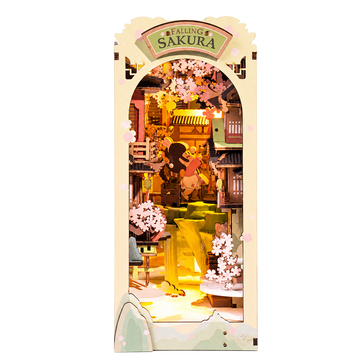 Rolife DIY Boekenhoek Vallende Sakura TGB05