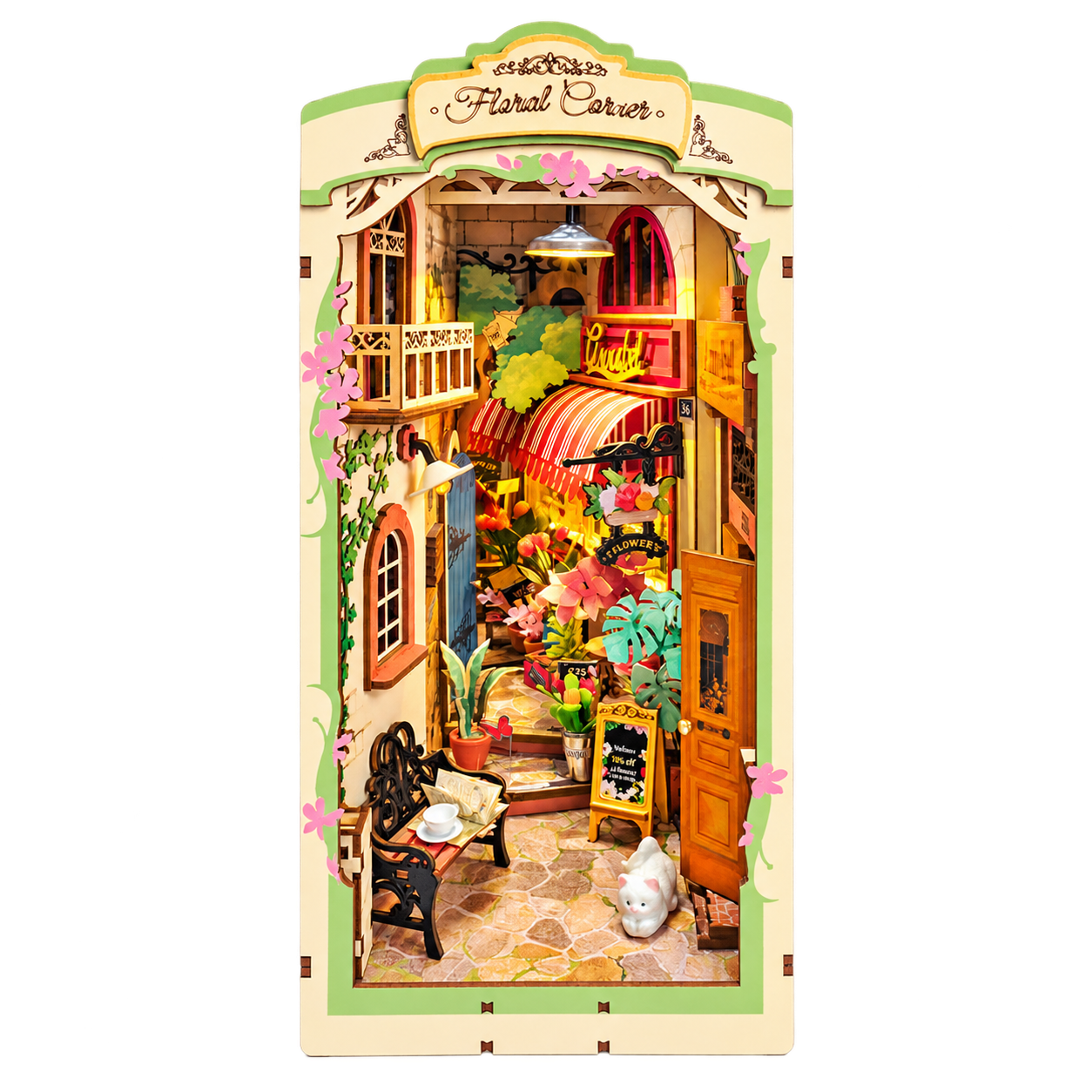 Rolife DIY Boekenhoek Bloemenhoek TGB09