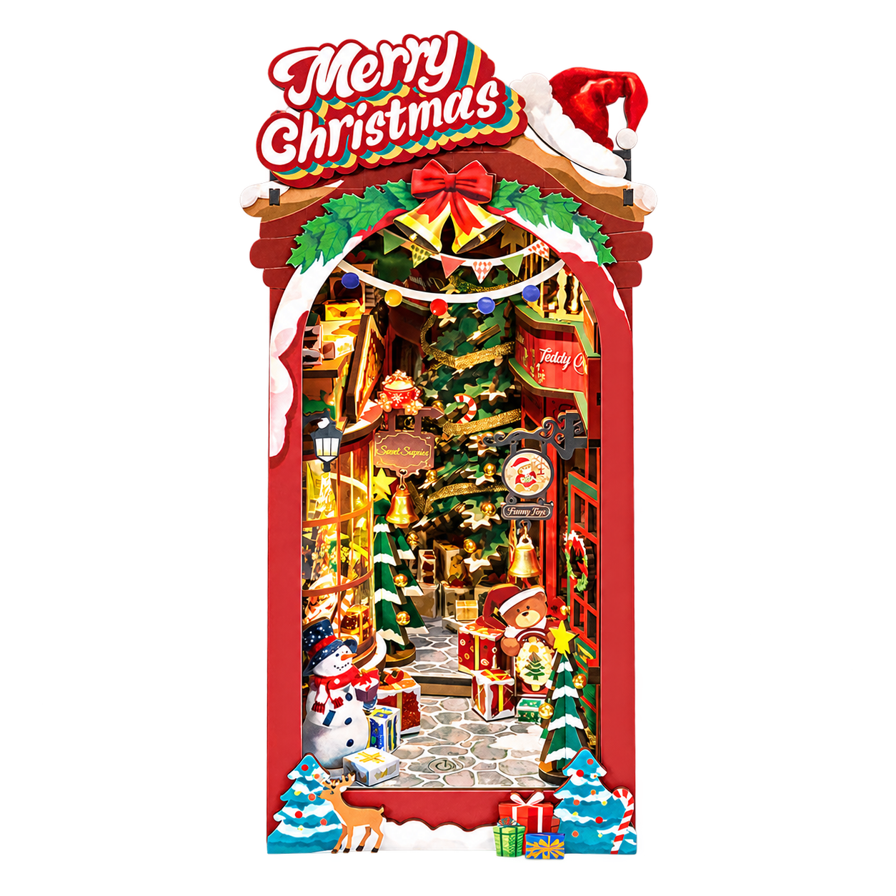 Rolife DIY Boekenhoek Kerststraat TGC06