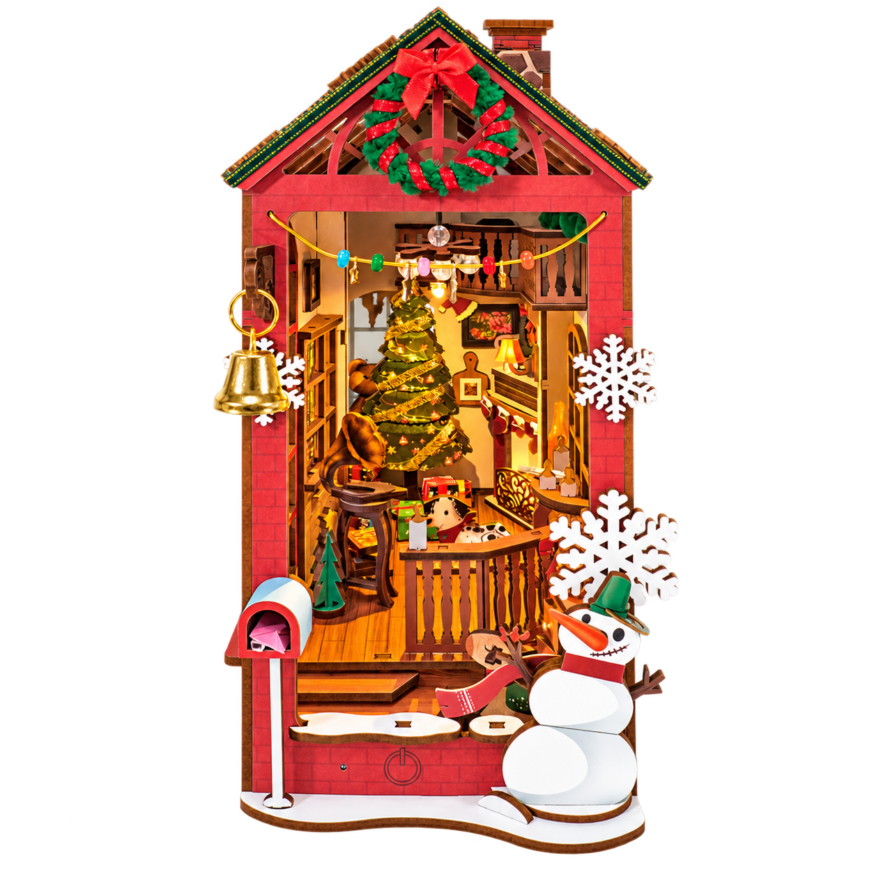 Rolife DIY Boekenhoek Kerstinterieur TGC07