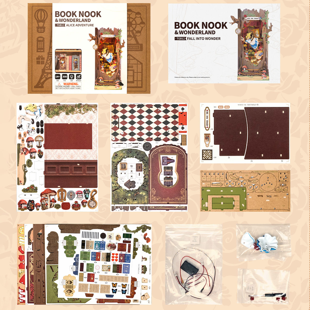 Rolife DIY Boekenhoek Fall into Wonder TGB12 - Afbeelding 3
